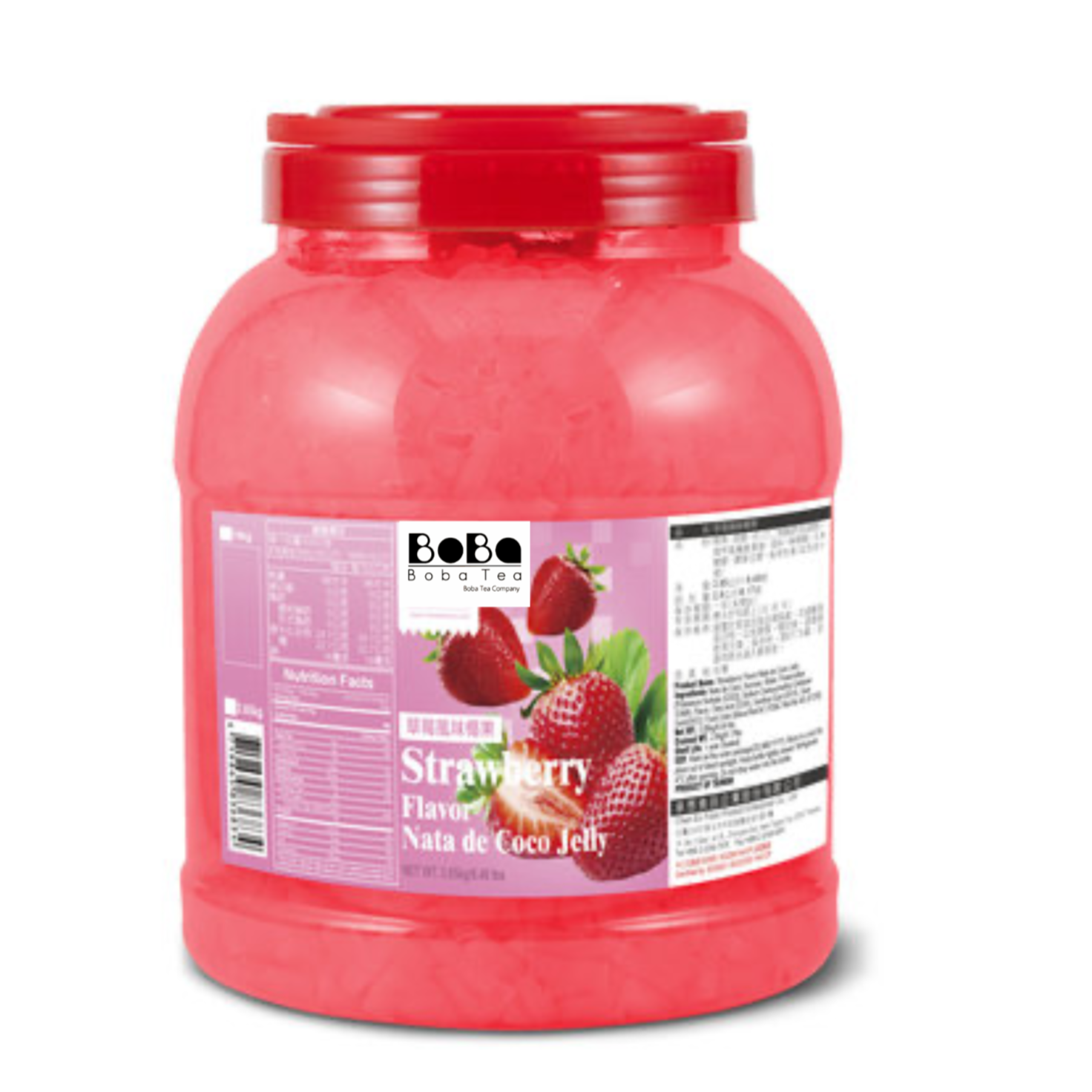 Boba Tea Company Strawberry Coco Jelly